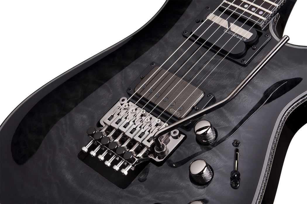 Schecter Hellraiser Hybrid C-1 Fr Sustainiac Trans Black Burst