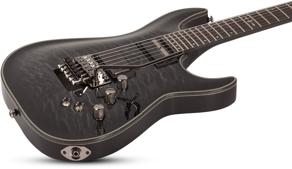 Schecter Hellraiser Hybrid C-1 Fr Sustainiac Trans Black Burst