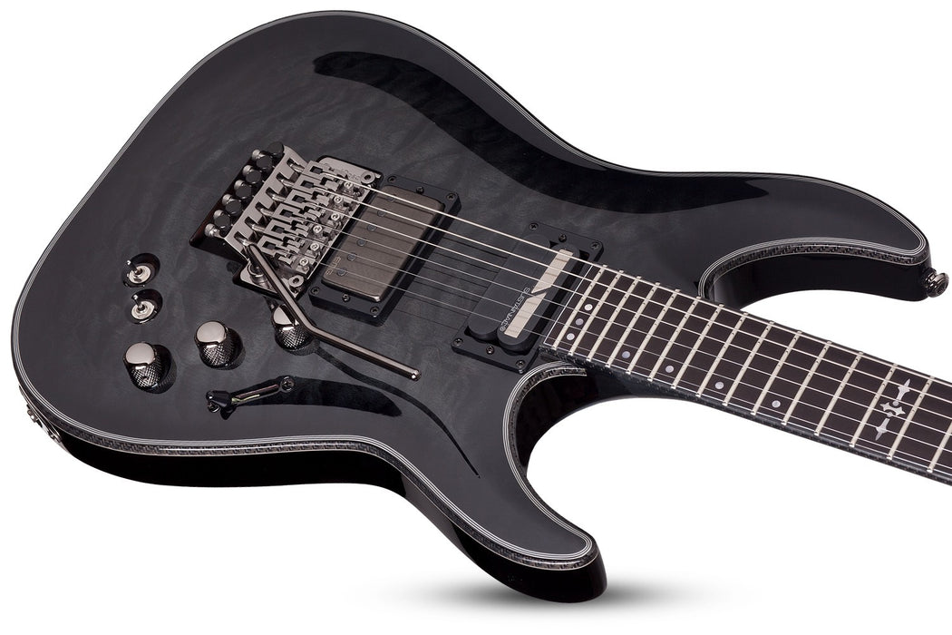 Schecter Hellraiser Hybrid C-1 Fr Sustainiac Trans Black Burst