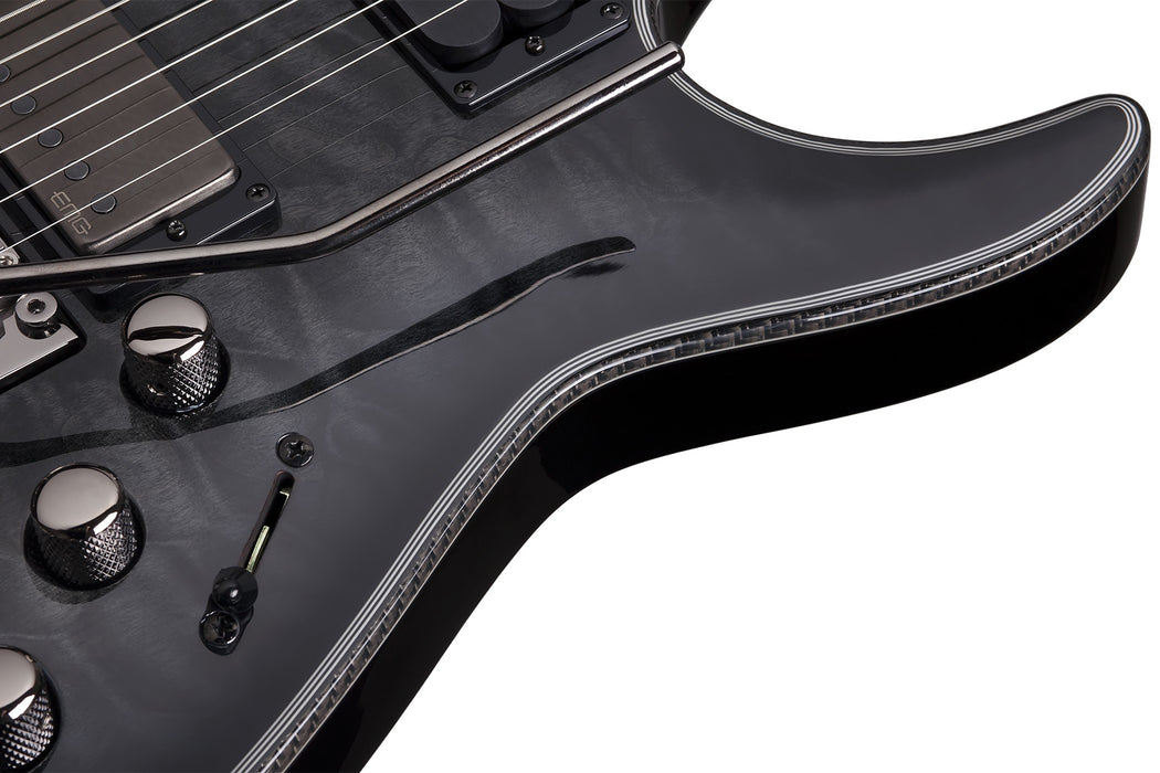 Schecter Hellraiser Hybrid C-1 Fr Sustainiac Trans Black Burst