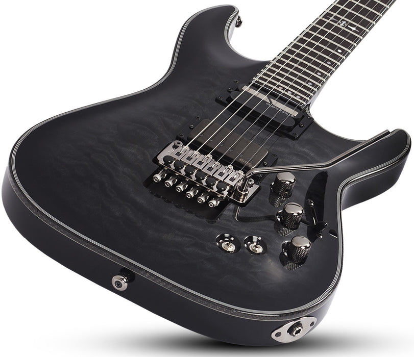 Schecter Hellraiser Hybrid C-1 Fr Sustainiac Trans Black Burst