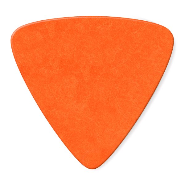 Dunlop Orange 0.60mm Tortex Triangle Guitar Pick, 6/pack