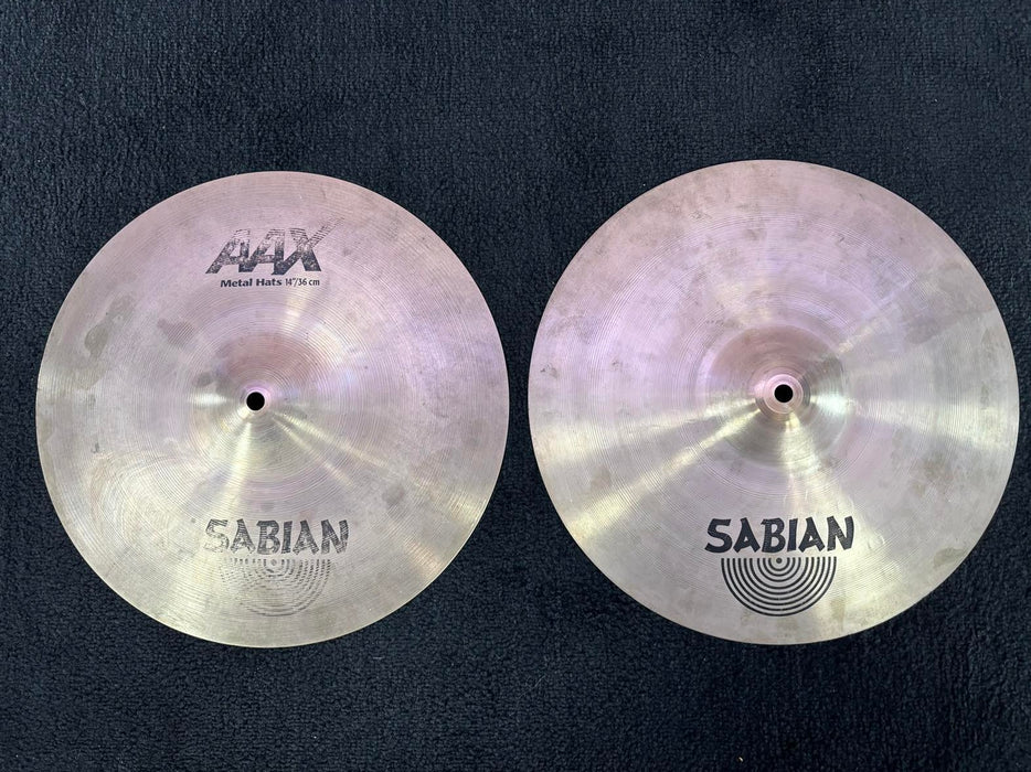 Sabian AAX Metal Hats Pair - Used