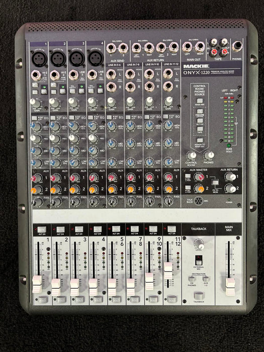 Mackie Onyx 1220 12-channel Mixer - Used