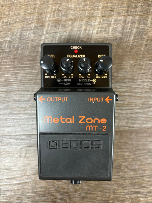 Boss MT-2 Metal Zone Distortion Pedal - Used