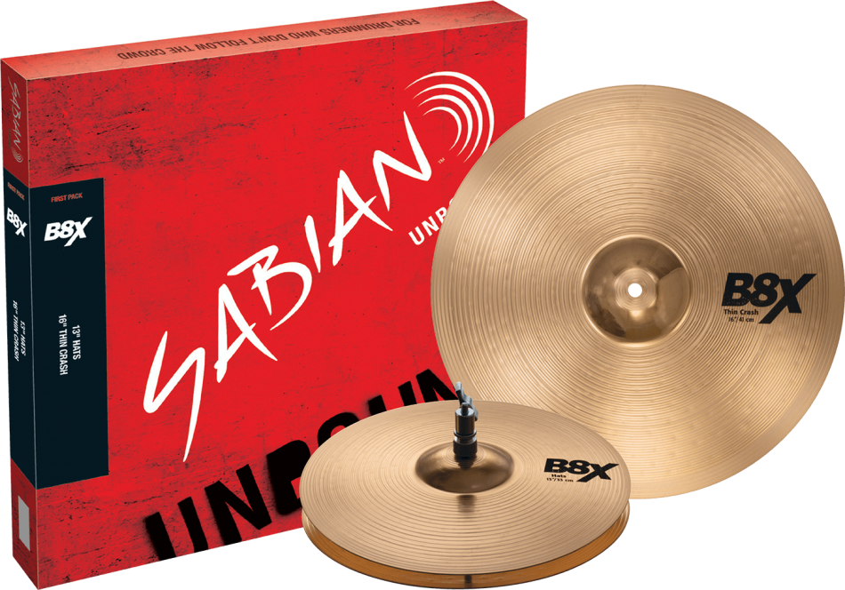 Sabian First Pack Cymbal Set - 13/16