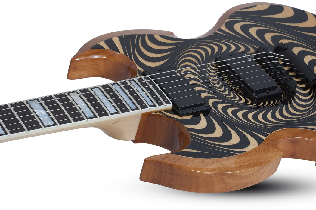 Wylde Audio Barbarian Left-Handed Rawtop Psychic Bullseye