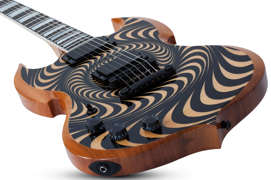Wylde Audio Barbarian Left-Handed Rawtop Psychic Bullseye
