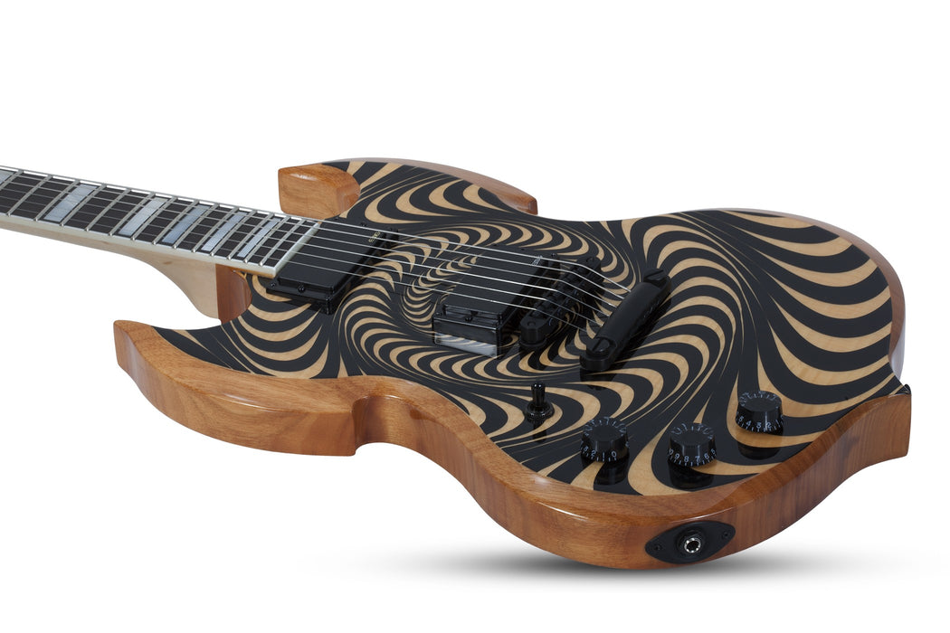 Wylde Audio Barbarian Left-Handed Rawtop Psychic Bullseye