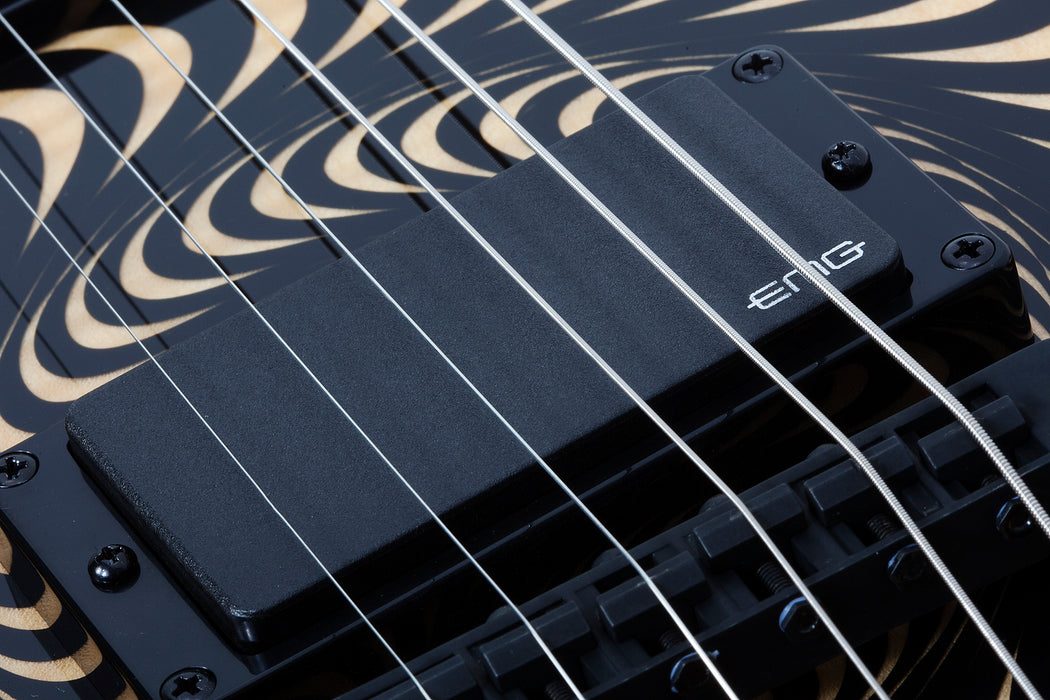 Wylde Audio Barbarian Left-Handed Rawtop Psychic Bullseye