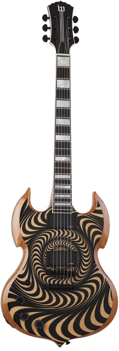 Wylde Audio Barbarian Left-Handed Rawtop Psychic Bullseye