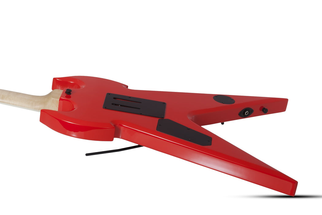 Wylde Audio Warhammer FR Norse Dragon Pinstripe Electric Guitar, Red