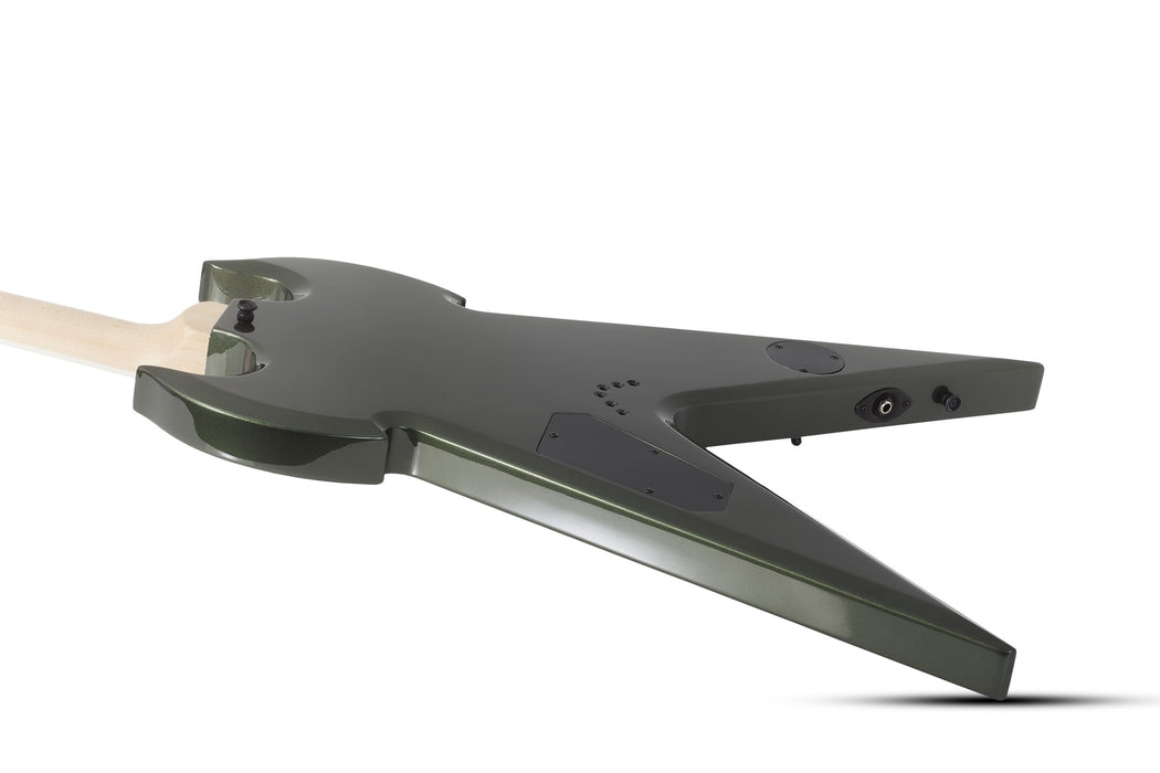 Wylde Audio Warhammer NT Norse Dragon Bullseye Electric Guitar, Metallic Green