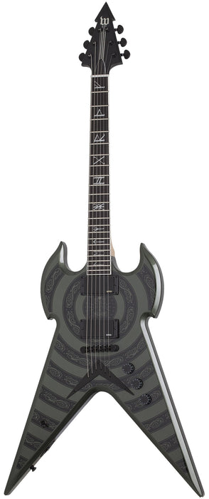 Wylde Audio Warhammer NT Norse Dragon Bullseye Electric Guitar, Metallic Green