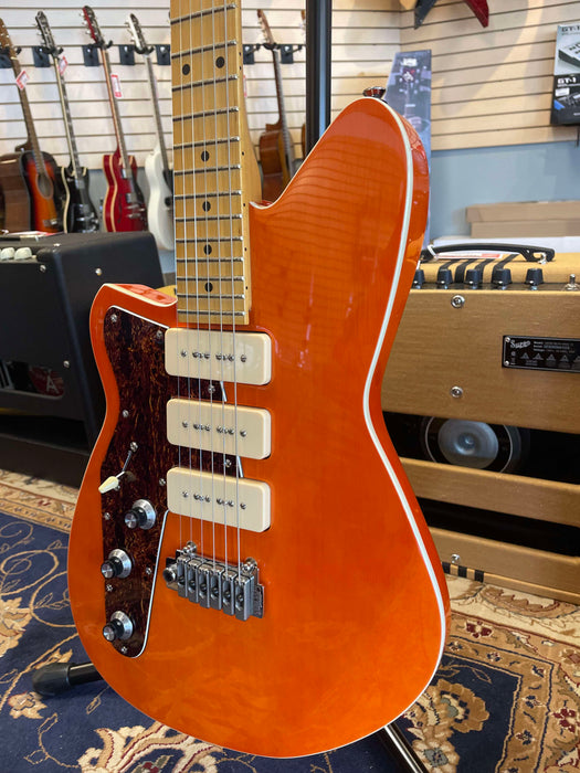 Reverend Jetstream 390 Rock Orange Left-Handed w/case - Used