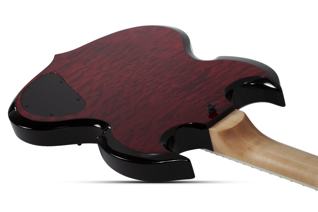 Wylde Audio Barbarian Left-Handed Electric Guitar, Blood Raven