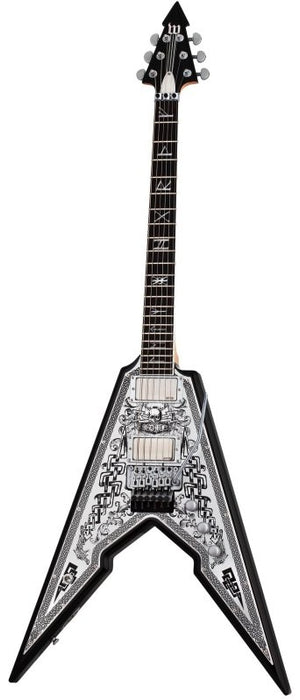 Wylde Audio Ironworks Viking FR Electric Guitar, Gloss Black