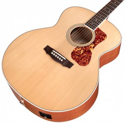 Guild F250EDLX BLD - Jumbo Acoustic-Electric Guitar with Fishman GT-1 Electronics - Blonde