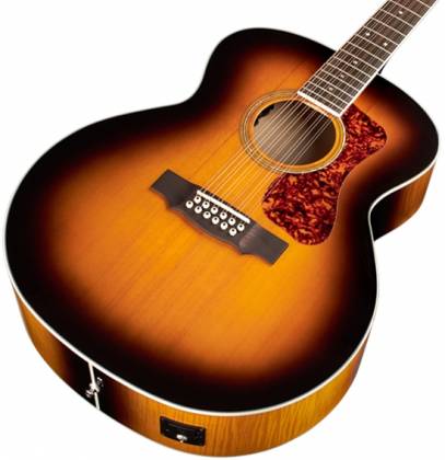 Guild F2512EDLX ATB - Jumbo 12-String Acoustic-Electric Guitar w/Fishman GT-1 Electronics, Antique Burst