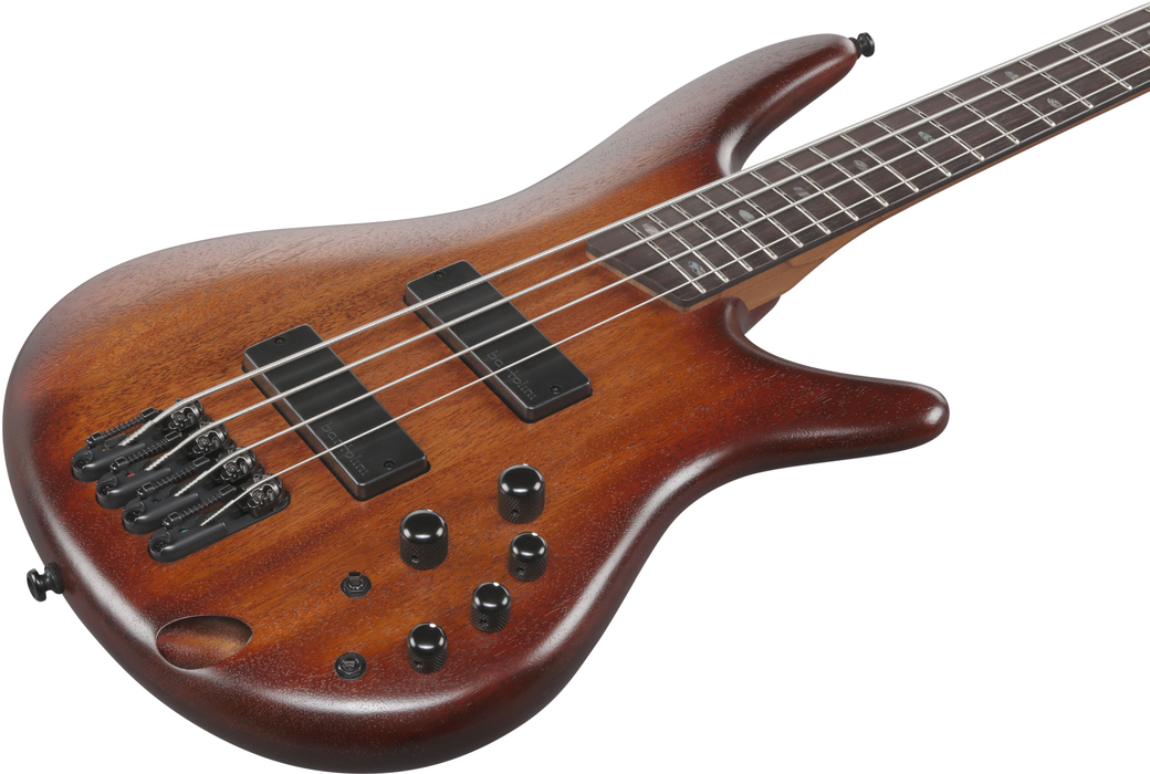 Ibanez SR Standard 4-String Electric Bass - Mahogany Brown Burst Low Gloss
