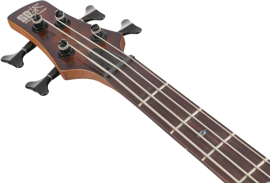 Ibanez SR Standard 4-String Electric Bass - Mahogany Brown Burst Low Gloss