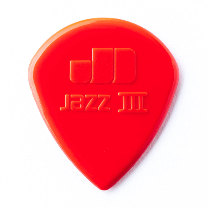 Dunlop Red Nylon Jazz III Guitar Pick