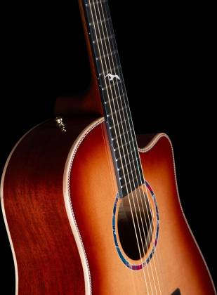 Seagull Peppino D'Agostino 30th Anniversary Ltd Acoustic Guitar w/Gig Bag, Peppino Burst