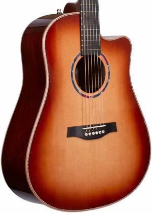 Seagull Peppino D'Agostino 30th Anniversary Ltd Acoustic Guitar w/Gig Bag, Peppino Burst