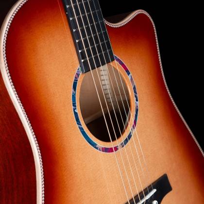 Seagull Peppino D'Agostino 30th Anniversary Ltd Acoustic Guitar w/Gig Bag, Peppino Burst