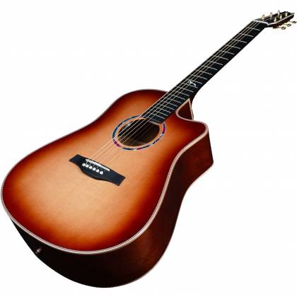Seagull Peppino D'Agostino 30th Anniversary Ltd Acoustic Guitar w/Gig Bag, Peppino Burst