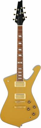 Ibanez IC420GD Iceman 6-String Electric Guitar w/Gig Bag, Gold