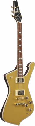 Ibanez IC420GD Iceman 6-String Electric Guitar w/Gig Bag, Gold