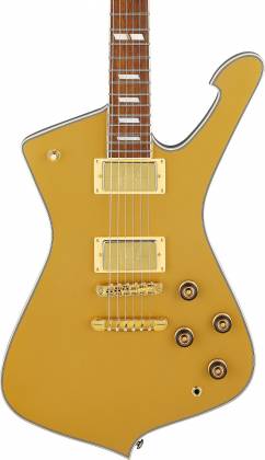 Ibanez IC420GD Iceman 6-String Electric Guitar w/Gig Bag, Gold