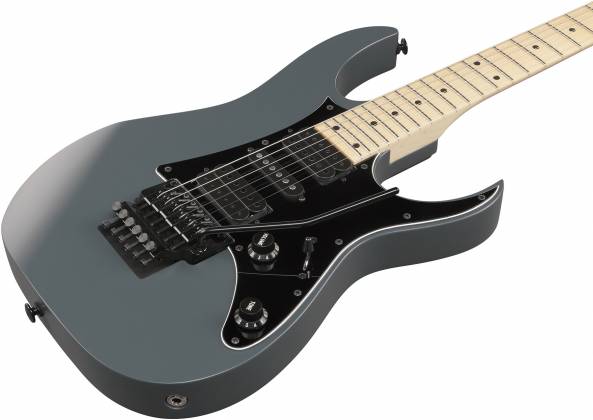 Ibanez RG550GRF Genesis Collection RG Series 6-String Electric Guitar, Gray Metallic Flat