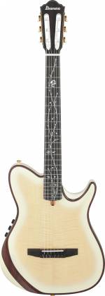 Ibanez TOD100FMN Tim Henson Signature Nylon-String Acoustic-Electric Guitar, Toasted Marshmallow Matte