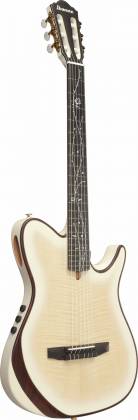 Ibanez TOD100FMN Tim Henson Signature Nylon-String Acoustic-Electric Guitar, Toasted Marshmallow Matte
