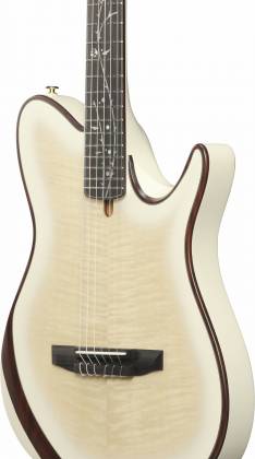 Ibanez TOD100FMN Tim Henson Signature Nylon-String Acoustic-Electric Guitar, Toasted Marshmallow Matte