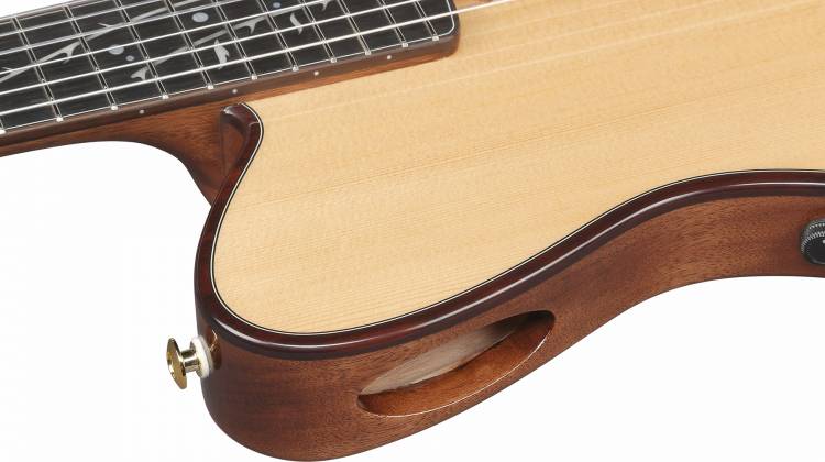 Ibanez TOD100NNT Tim Henson Signature Acoustic-ElectricNylon Guitar w/Gig Bag, Natural High Gloss
