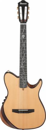 Ibanez TOD100NNT Tim Henson Signature Acoustic-ElectricNylon Guitar w/Gig Bag, Natural High Gloss