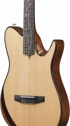 Ibanez TOD100NNT Tim Henson Signature Acoustic-ElectricNylon Guitar w/Gig Bag, Natural High Gloss