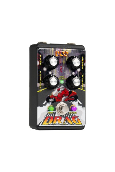 Digitech DOD-DRAG Analog Delay Pedal w/SlideStop, Evade Friction & Reversible StagePlate
