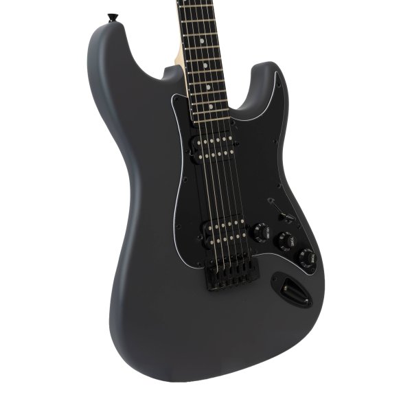 Jay Turser JT-120-MG Double-Cutaway Electric Guitar w/Dual Humbuckers, Matt Grey