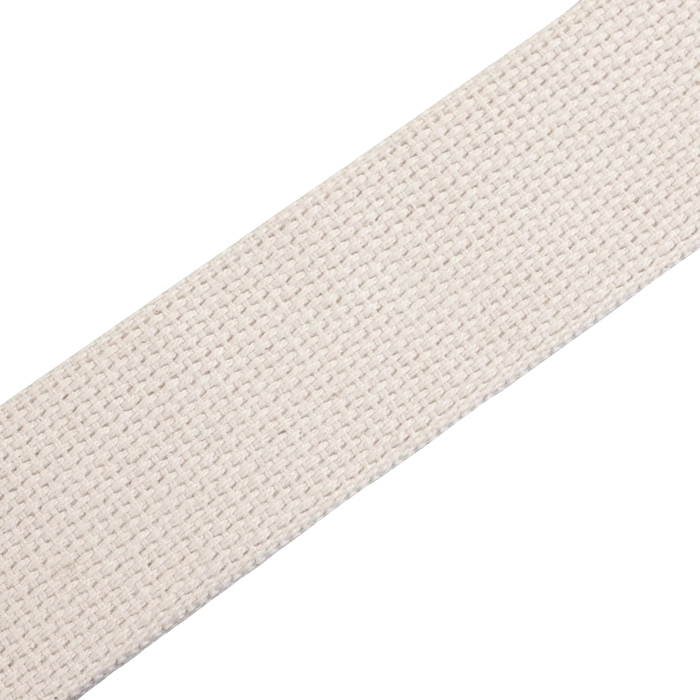 Levy's Signature Cotton Series 2" Wide Cotton Guitar Strap, Natural