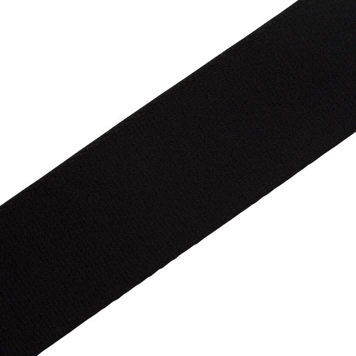Levy's The Ebony Series 2" Wide Rayon Guitar Strap, Black
