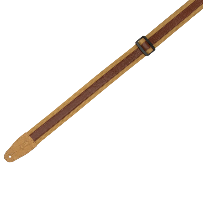 Levy's Cotton Combo Series 2" Guitar Strap, Tan & Tan
