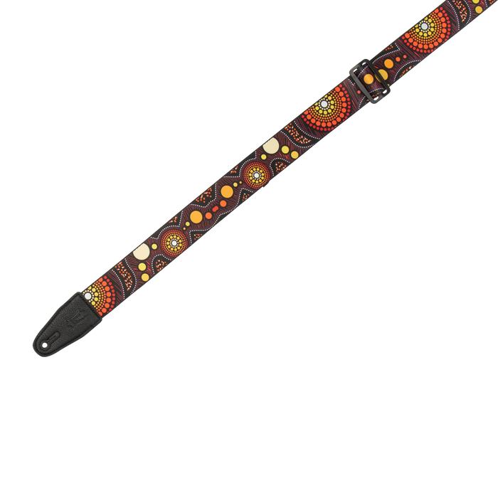 Levy's Down Under Series 2" Poly Guitar Strap, Sunset