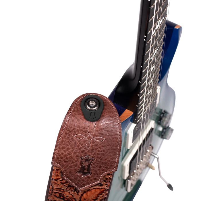 Levy's Ring Block 2 Pair of Rubber Guitar Strap Blocks, Black