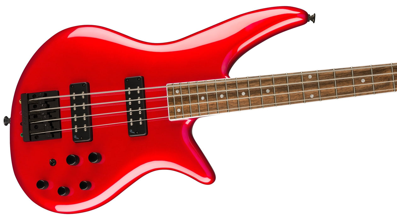 Jackson X Series Spectra Bass SBX IV, Laurel Fingerboard, Candy Apple Red