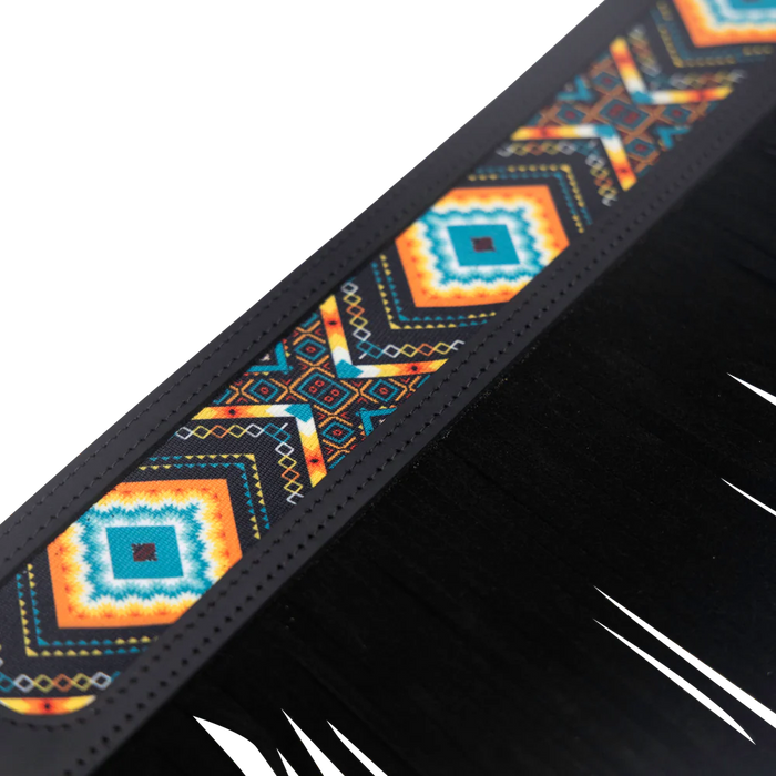 Levy's Crazy Horse Outlaw Series Guitar Strap, Black