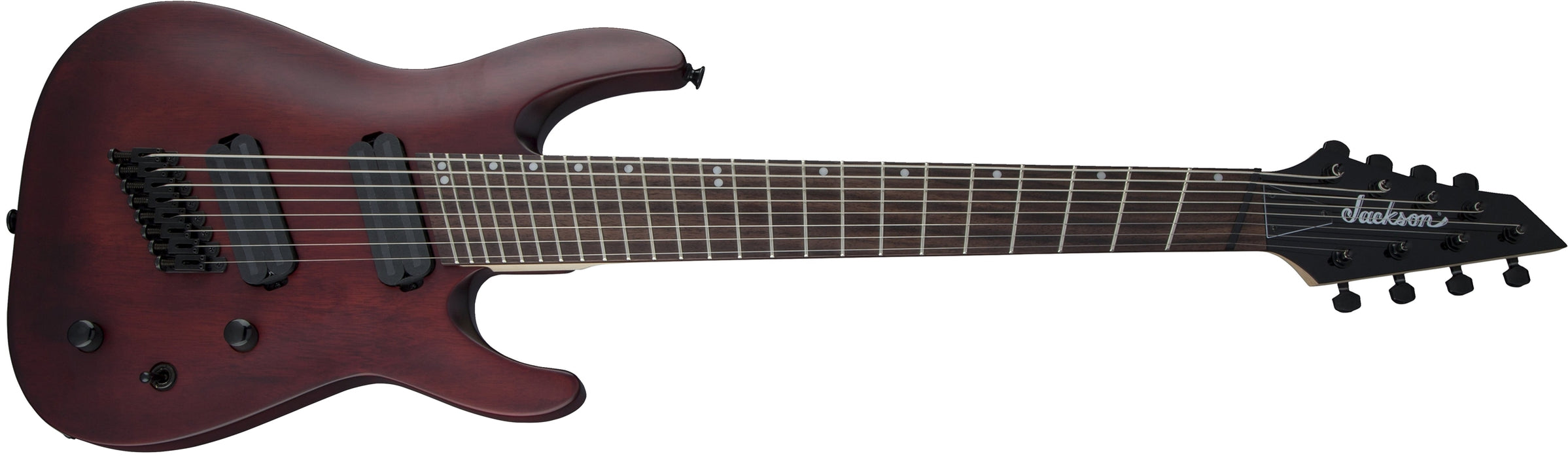 Jackson X Series Dinky Arch Top DKAF8 MS, Laurel Fingerboard, Multi-Scale, Stained Mahogany
